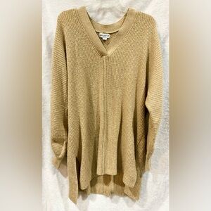 Ava & Viv Oversized V-Neck Sweater